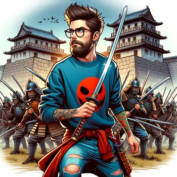 Heroic Tattooed Samurai
