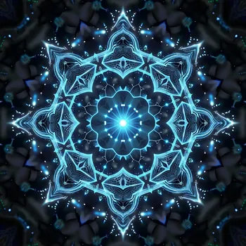 Hexagonal Alien Holographic Tech