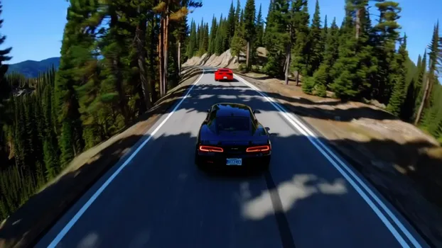 High-Speed Mountain Road Chase