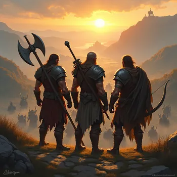 Hilltop Warriors at Dawn
