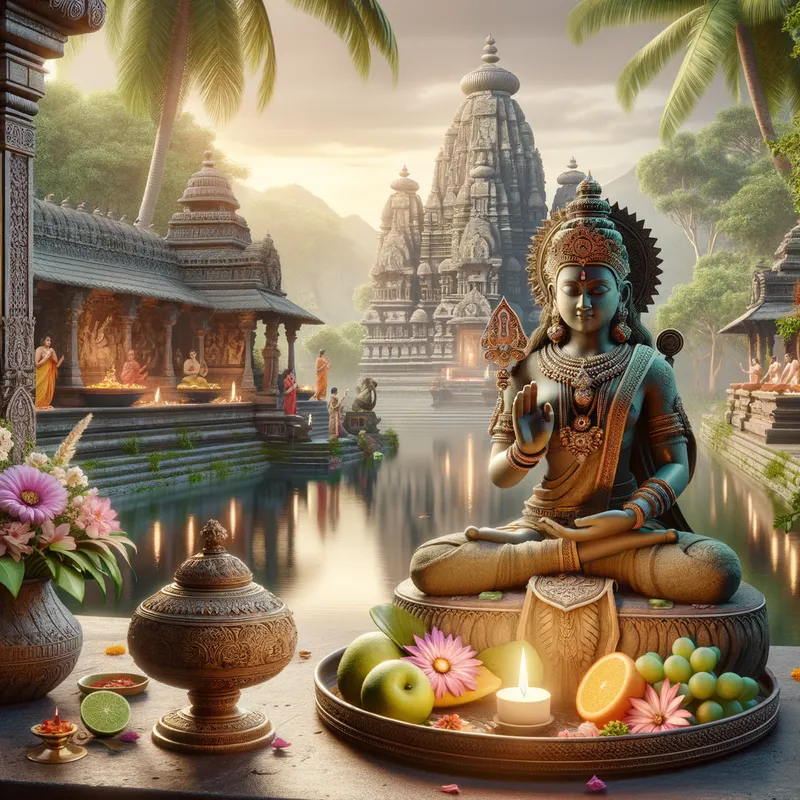 Hinduism Essence Captured - Hinduism - AI image generated with Art