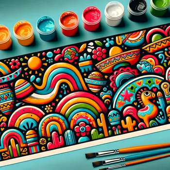 Hispanic Heritage Brush Strokes