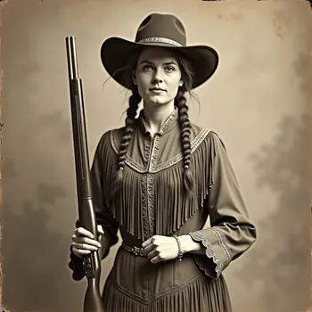 Historical Portrait of Annie Oakley