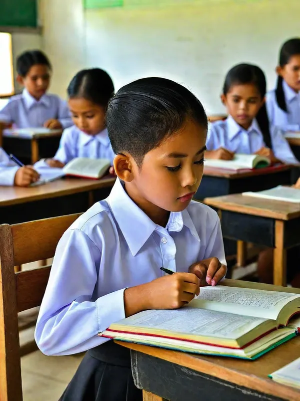 Indonesia's Learning Journey - Education in Indonesia - AI image generated with Photorealistic