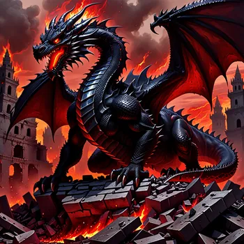 Infernal Obsidian Dragon