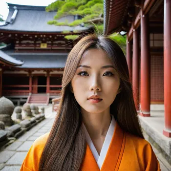 Japanese Beauty in Temple Retreat
