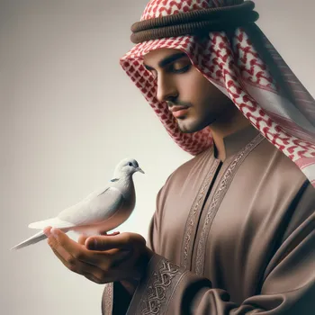 Jesus with a Dove