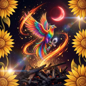 Jewelled Rebirth Under Red Moon