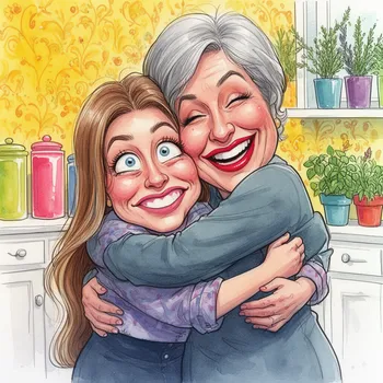 Kitchen Hug Chaos