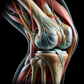 Knee Anatomy with ACL Ligament
