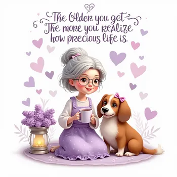 Lavender Warmth and Wisdom