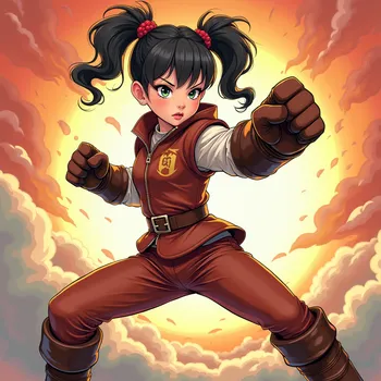 Leather-Clad Manga Fighter