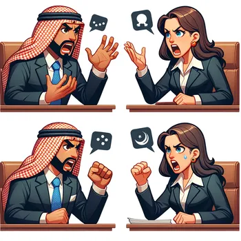 Legal Professionals Arguing