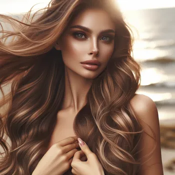 Long-Haired Lady Portrait