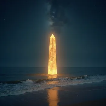Luminescent Obelisk at Golden Tide