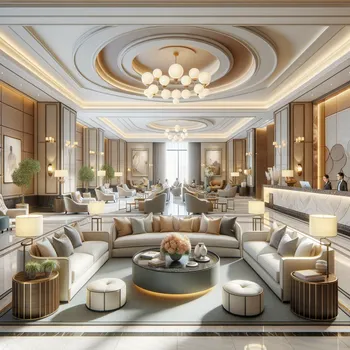Luxurious Hotel Lobby