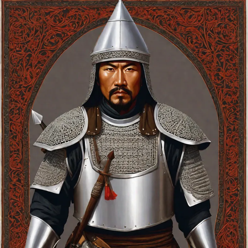 Medieval Kyrgyz Warrior Tangra AI Image Generator