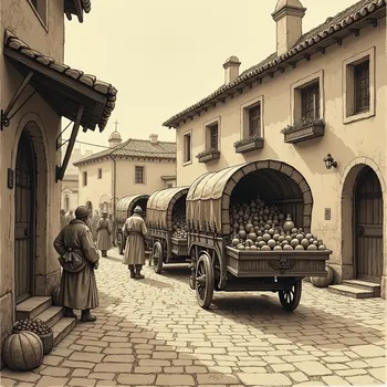 Medieval Trade Caravan
