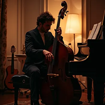 Melancholic Jazz-Rock Trio Performance