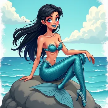 Mermaid Dancer By The Shore