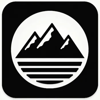 Minimal Mountain Lens Icon