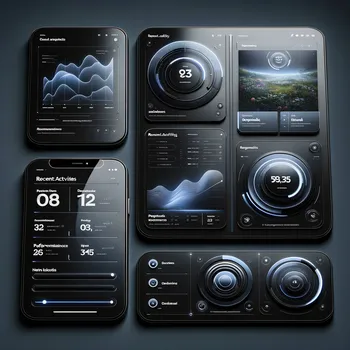 Modern Dark UI Dashboard
