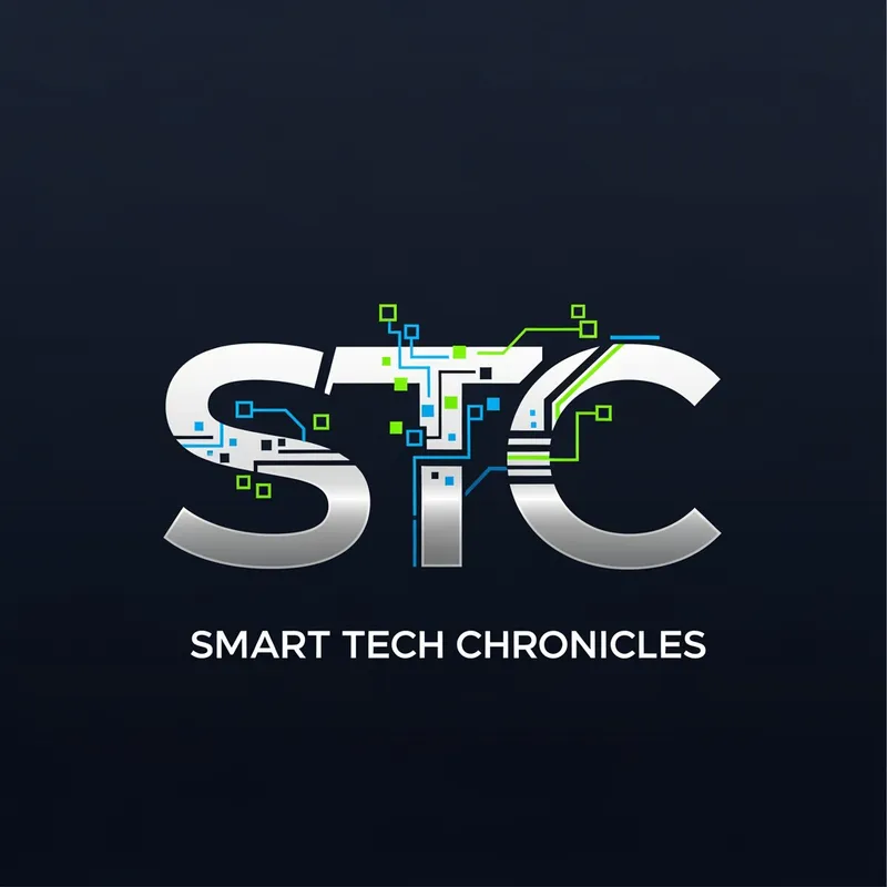 Modern Monogram Logo - Craft a modern monogram logo using the letters 'STC' for 'Smart Tech Chronicles', incorporating tech-themed elements like pixels or lines. Choose a sleek, professional style with bold contrasts. - AI image generated with Imagen 4 Ultra