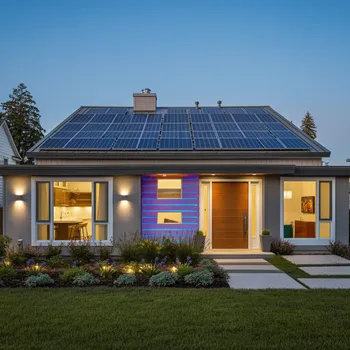 Modern Single-Story Home with Solar Roof