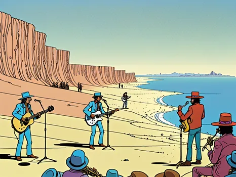 Moebius-Style Animal Band at Desert Sund