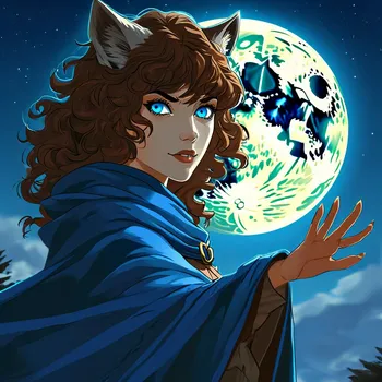 Moonlit She-Wolf's Helping Hand