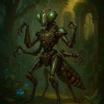 Mystic Forest Praying Automaton