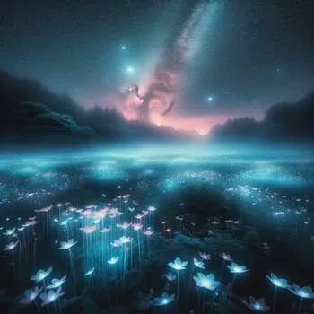 Mystical Flower Field