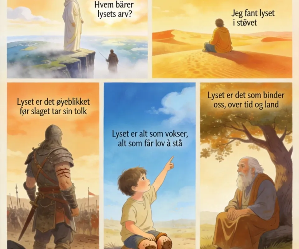 Mystical Light Shining Ahead - hva er lyset før deg - AI video generated with Lite