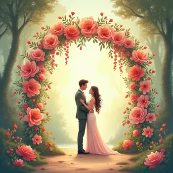 Nature-Themed Wedding Invitation Card