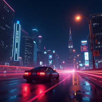 Neon City Afterglow