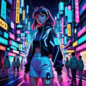 Neon City Girl