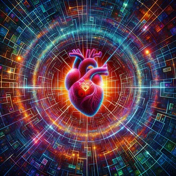 Neon Heart Matrix