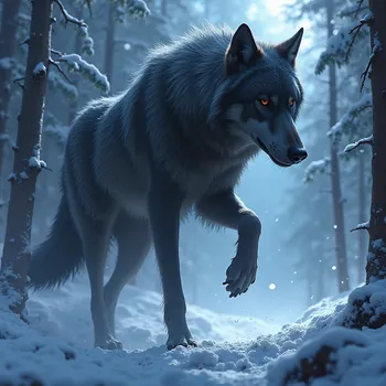Neon Wolf Winter