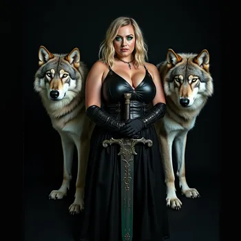 Obsidian Blade and Silver Wolves