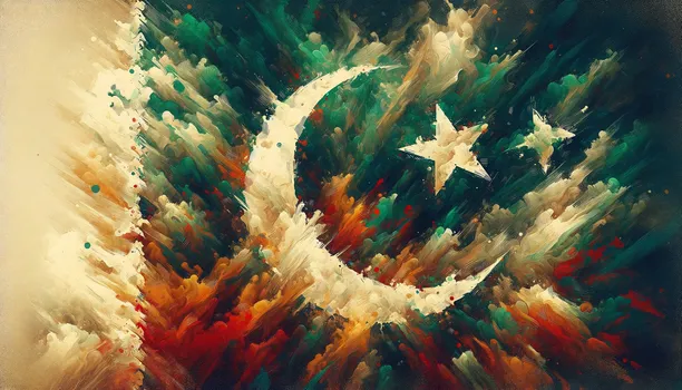 Pakistani Flag Artwork