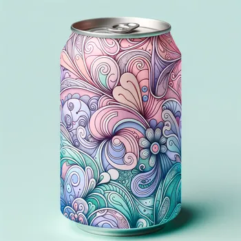 Pastel Pop Can Cover