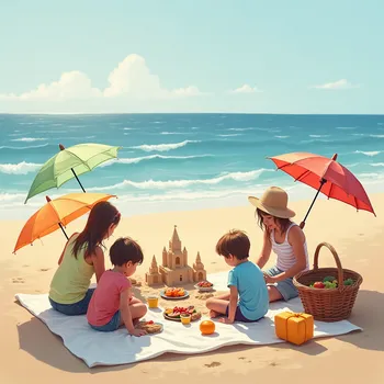 Peaceful Beach Picnic
