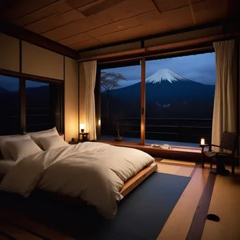 Photoreal Midnight Japanese Retreat