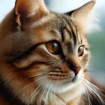 Photorealistic Cat Closeup