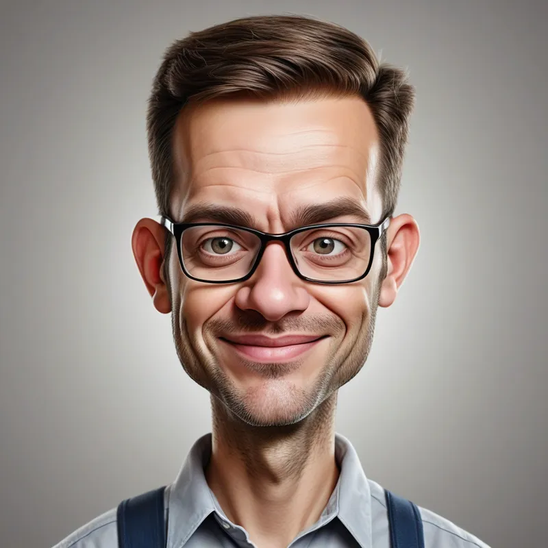 Photorealistic Job Caricature Portrait - Create caricature of me and my job based on everything you know about me - AI image generated with Photorealistic - photorealistic