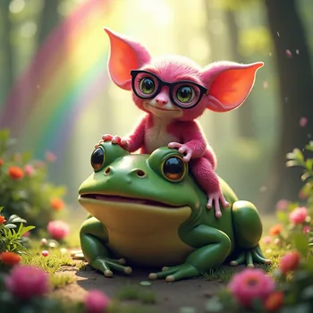 Pink Gremlin on Happy Frog Adventure