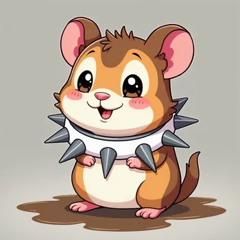 Playful Spiky-Hamster