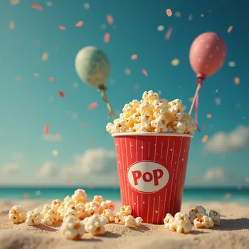 Popcorn Christmas at the Beach