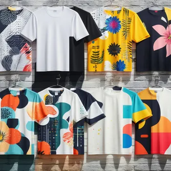 Printed T-Shirts Mockups