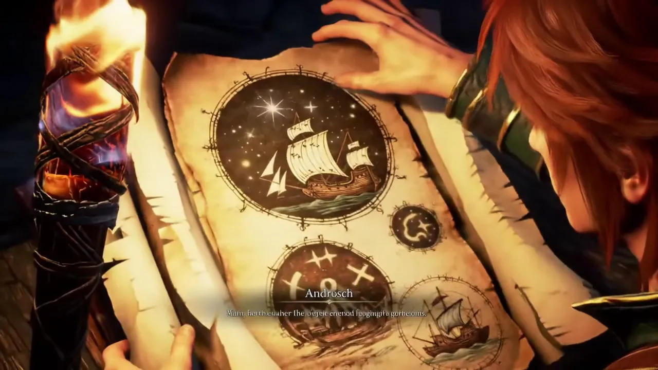 Prophezeiung der Flammen - Mit einer Fackel in der Hand rollte er die Pergamente aus. Zeichnungen von Schiffen, Sternenkarten und seltsamen Symbolen bedeckten das vergilbte Papier. Sie sprachen von einem Piratenkönig, der die Welt verändern sollte, von Kriegern, die gegen die Unterdrückung kämpften. Jedes Wort, das er entzifferte, ließ seine Entschlossenheit wachsen.

Plötzlich bewegte sich etwas in den Schatten. Androsch spannte sich an, doch dann erkannte er den Besucher – Kiko, ein kleiner Affe mit goldenem Fell, der neugierig auf ihn hinabstarrte.

„Du wieder,“ murmelte Androsch und grinste. Kiko sprang auf einen nahegelegenen Felsen und betrachtete die Pergamente. Mit einem hohen Quietschen schien er sie zu kommentieren, als ob er mehr wüsste, als er zeigte.

Androsch lachte leise. „Vielleicht bist du auch Teil dieser Prophezeiung.“

Doch dann hallte ein entferntes Trommeln durch die Nacht. Der Widerstand rief.

Taro, der Straßenkünstler, tauchte aus den Schatten auf, seine Augen funkelten im Licht der Fackel. „Na, junger Flammenprinz, hast du den Ruf gehört? Die Alten wollen dich sprechen.“

Androsch sah ihn an, seine Gedanken wirbelten. Er wusste, dass sein Traum kein Zufall war. Er packte die Pergamente, warf einen Blick auf Kiko, der neben ihm aufgeregt hin und her sprang, und folgte dem Klang der Trommeln – auf dem Weg in eine Zukunft, die das Kaiserland verändern würde. - vivid colors, fantasy art, high dynamic range